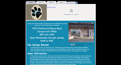 Desktop Screenshot of paw-springs.com
